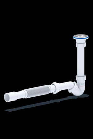 Сифон для биде 1 1/4х32 с трубой 32х32/40 Ани Пласт