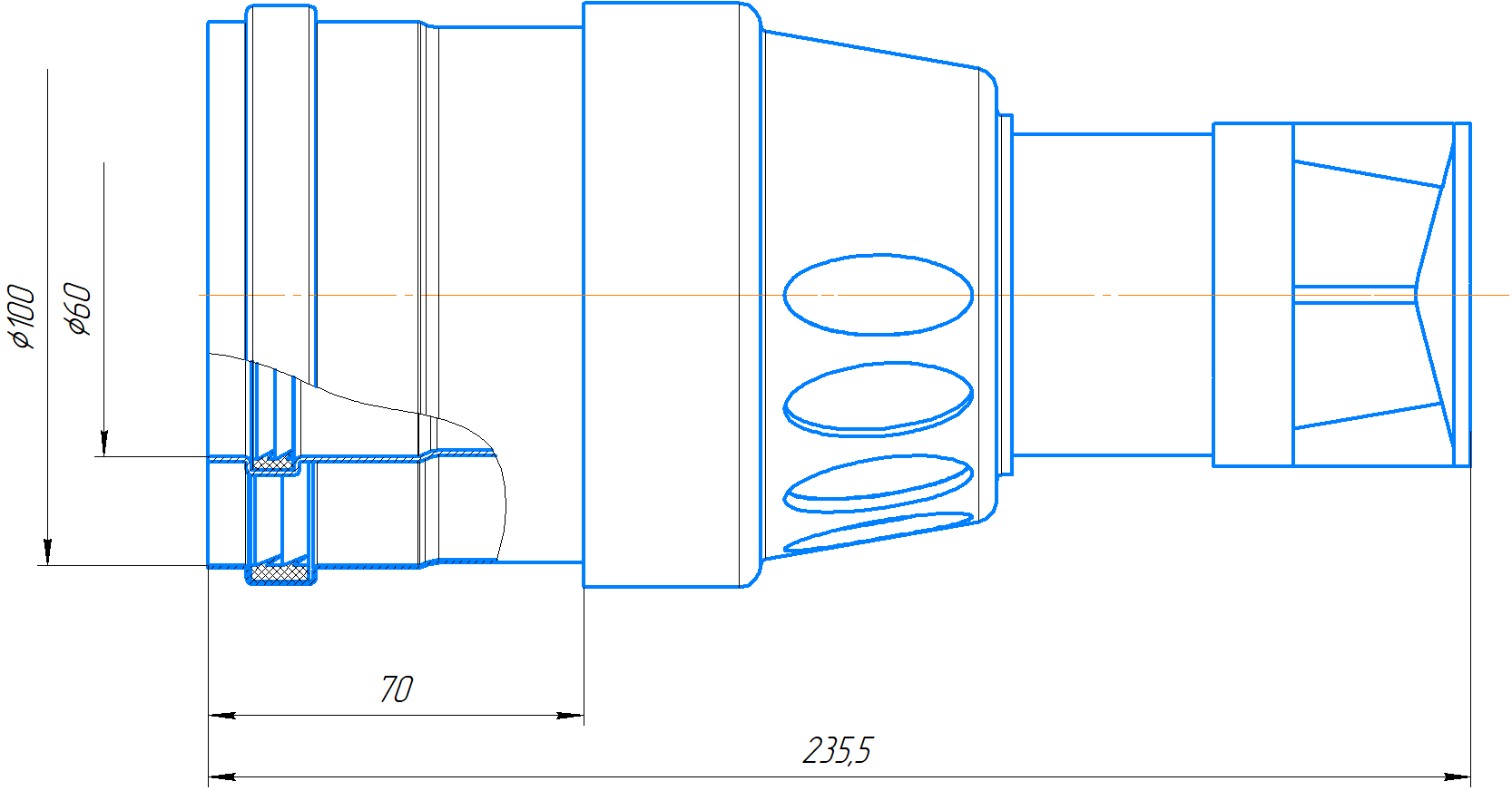 NA-60100 W - Наконечник 