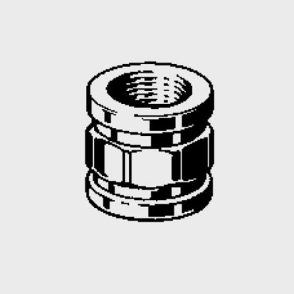 Муфта бронза  3/4" Effebi - КонтурТерм