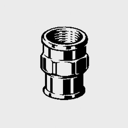 Муфта бронза редукционная 2" х 1 1/2" Effebi - КонтурТерм