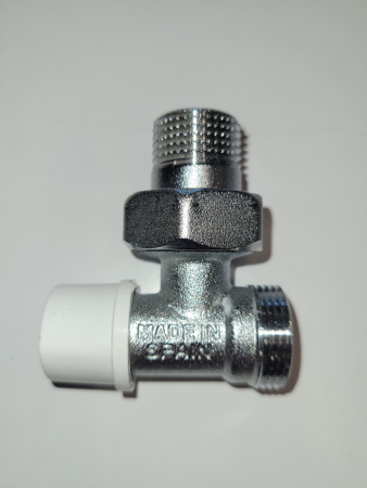 Кран обратки угловой 1/2" с зажимом 16x2 (б/зажимки)  ARCO - КонтурТерм