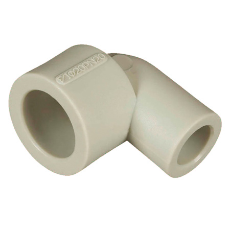 Колено ниппельное полипропиленовое WAVIN д 25 90°  - КонтурТерм