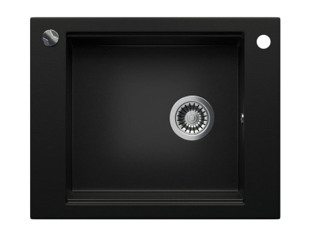 Мойка кухонная искусственный камень 622x500 мм Teknoven START MAX, черный - КонтурТерм