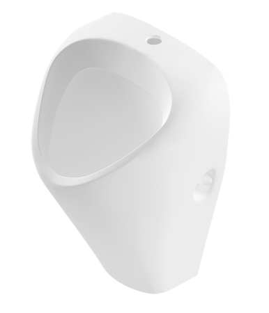 Писсуар подвесной Sanita Long, внешний подвод воды, белый - КонтурТерм