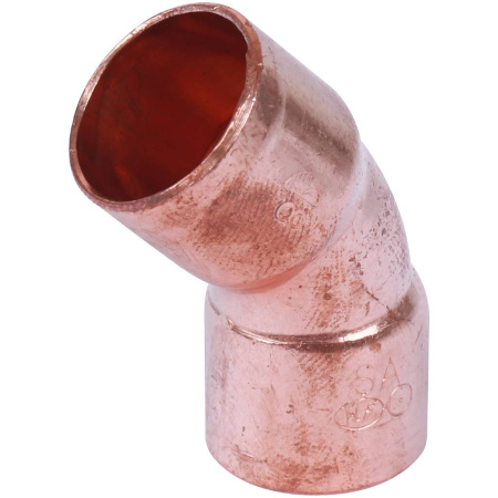 Колено медь д 28, 45 гр Effebi - КонтурТерм