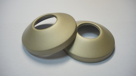 Розета декоративная Маргроид 3/4" (20 мм), круглая, цвет сатин - КонтурТерм