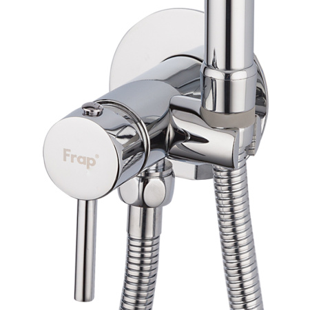 Смеситель гигиенический FRAP F7505-2, комплект, хром - КонтурТерм