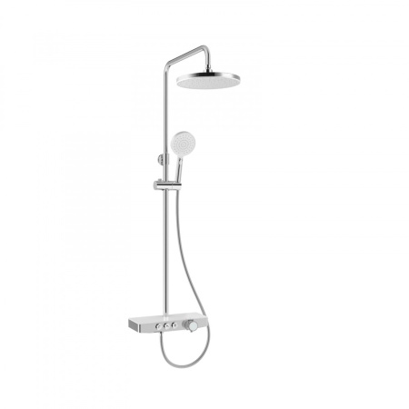 Система душевая с изливом BERGES MORANS термостатическая, цвет хром - КонтурТерм