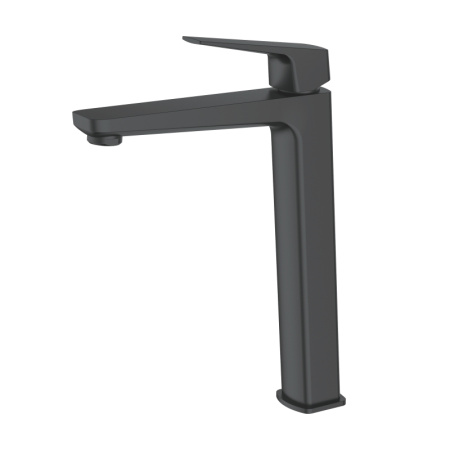 Смеситель для раковины Ledeme L1181B, высокий, черный - КонтурТерм