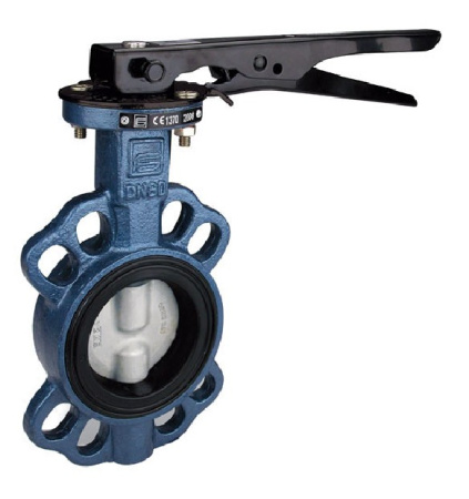 Затвор межфланцевый поворотный, дисковый EFFEBI DN125 PN16 - КонтурТерм