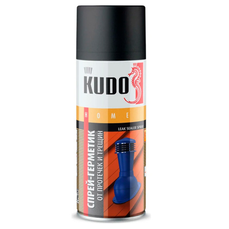 Спрей герметизирующий черный 520 мл KU-H302 KUDO - КонтурТерм