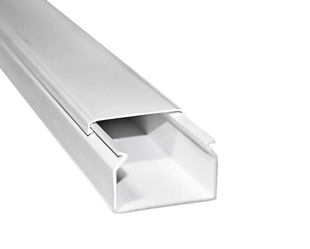 Кабель-канал ПВХ (КДК-Д) 40x40 2м - КонтурТерм