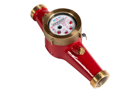 Счетчик воды универсальный Экомера, DN32, Qn6, L260, 90°C, присоединения - КонтурТерм