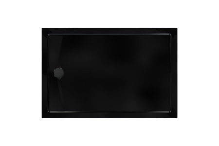 Поддон душевой акриловый 80х120х13 см Universal PRO Black N, черный - КонтурТерм