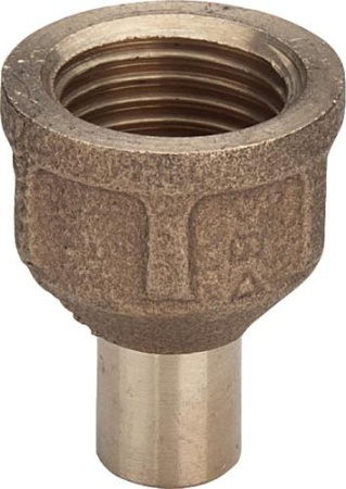 Муфта бронза переходная ниппельная SANHA д 18 х 1/2" РВ - КонтурТерм