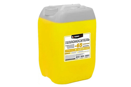 Теплоноситель пропиленгликоль -65, желтый, 50л, TERMOPLUS ECO PROPYLENE - КонтурТерм