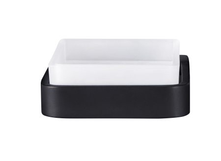 Держатель с мыльницей RUBINETA EDElA (BK) черный матовый - КонтурТерм