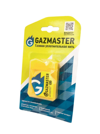 Нить для герметизации 25 м GAZMASTER, газ - КонтурТерм