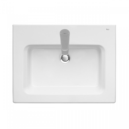 Раковина мебельная 60x46 см Roca Ona, накладная, с переливом, цвет белый - КонтурТерм