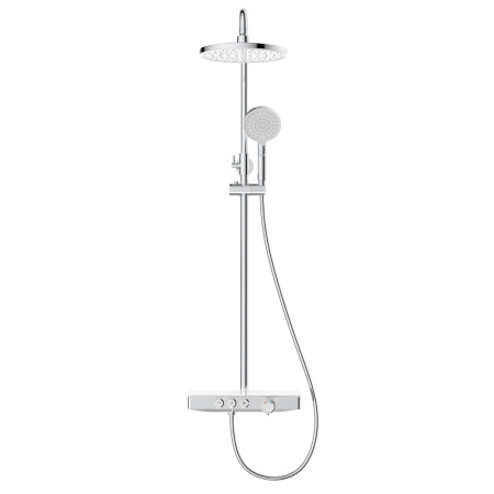 Система душевая с изливом BERGES MORANS термостатическая, цвет хром - КонтурТерм