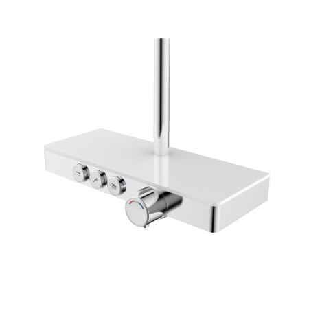 Система душевая с изливом BERGES MORANS термостатическая, цвет хром - КонтурТерм