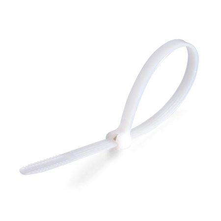 Хомут пластиковый 4х250 (100шт), белый Premium - КонтурТерм