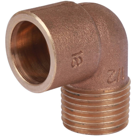 Колено бронза  Ø22 х 1" Effebi PH - КонтурТерм