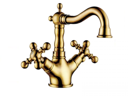 Смеситель для раковины Gappo G1389-4, бронза - КонтурТерм