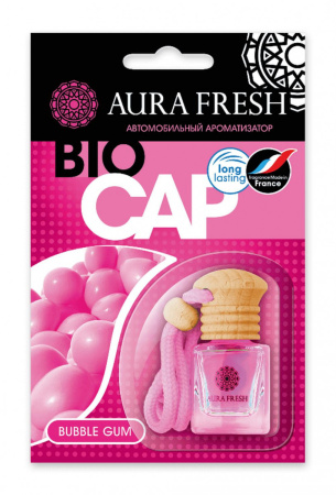 Ароматизатор для автомобиля, Bubble Gum, BIO CAP, AURA FRESH  								 - КонтурТерм