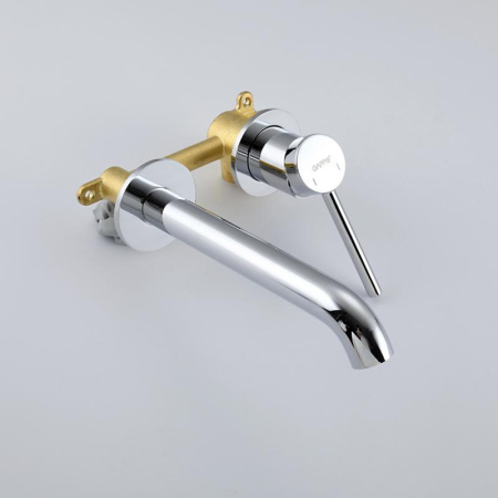 Смеситель для раковины скрытого монтажа Gappo, хром - КонтурТерм