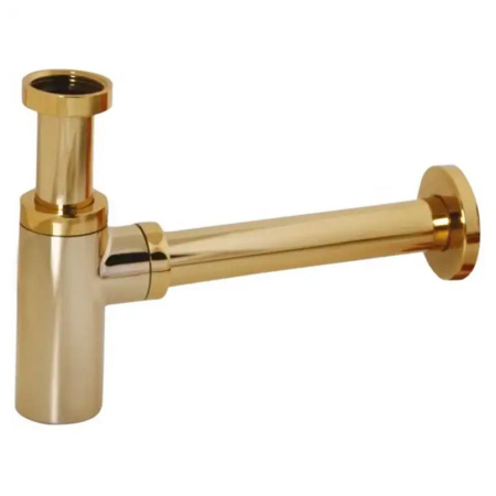Полусифон для раковины Creavit 1 1/4", цвет золото - КонтурТерм