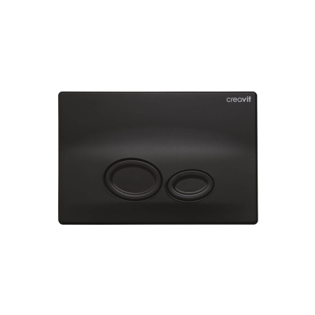 Кнопка для инсталляции унитаза CREAVIT DROP, черный матовый - КонтурТерм