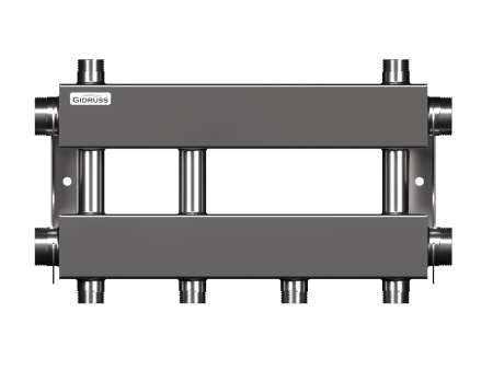 Коллектор модульный Gidruss MKSS-150-2x25 нерж - КонтурТерм