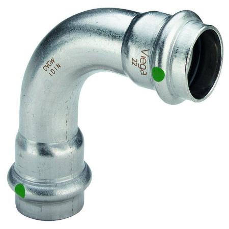 Колено из нержавеющей стали VIEGA Sanpress inox д 18, 90гр - КонтурТерм