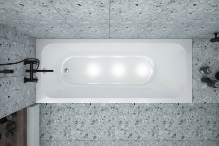 Ванна акриловая 150х70 см Strict, без ног - КонтурТерм