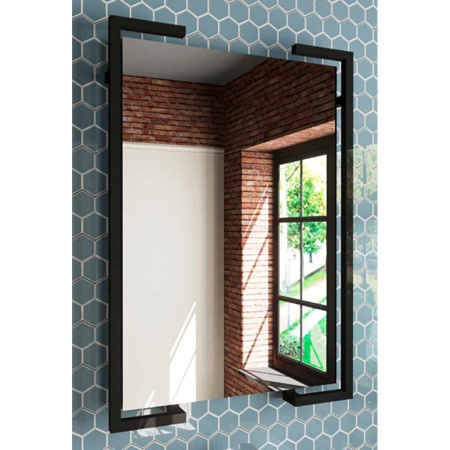 Зеркало Comfort Loft 85х59 см, металлический каркас - КонтурТерм