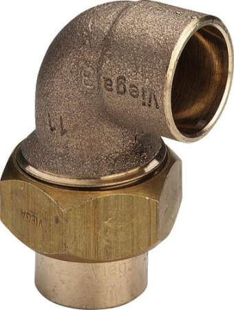 Шрубунок конический бронзовый угловой VIEGA д 18 - КонтурТерм