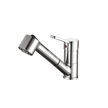Смеситель для мойки CREAVIT MF8320S с выдвижным изливом, хром - КонтурТерм