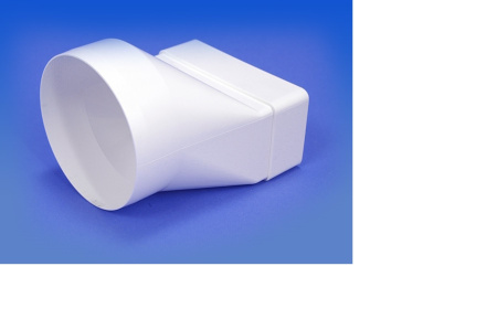 Переход на круглый воздуховод Europlast 220x55-д125 - КонтурТерм