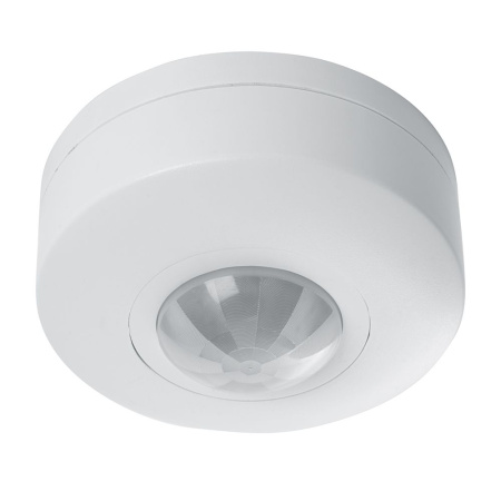 Датчик движения и освещенности 1200W 6m  120°(гориз.) 360°(верт.) белый SEN3 - КонтурТерм