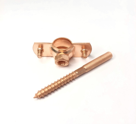 Держатель мет. для медной трубы 25-29мм (3/4") Хоммет - КонтурТерм