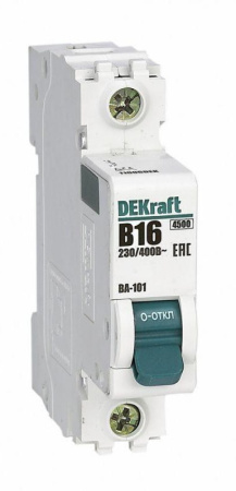 Выкл. авт. 1п В 16А ВА-101 4,5кА DEKraft - КонтурТерм