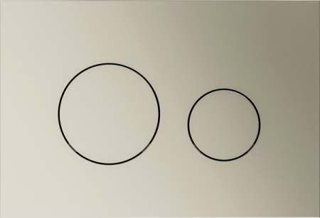 Кнопка для инсталляции унитаза TCloop, цвет никель металлик - КонтурТерм