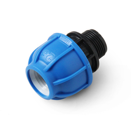 Соединитель для полиэтиленовых труб д 20 х 1" РН ТПК АКВА - КонтурТерм