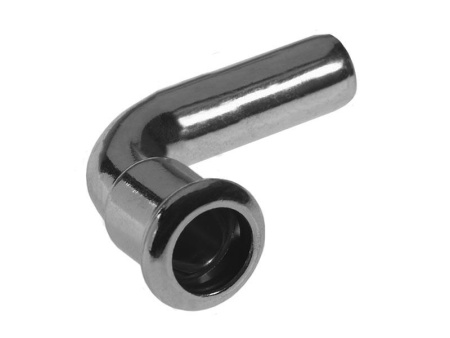 Колено из оцинкованной стали ниппельное Kan-therm Steel 28 90° - КонтурТерм