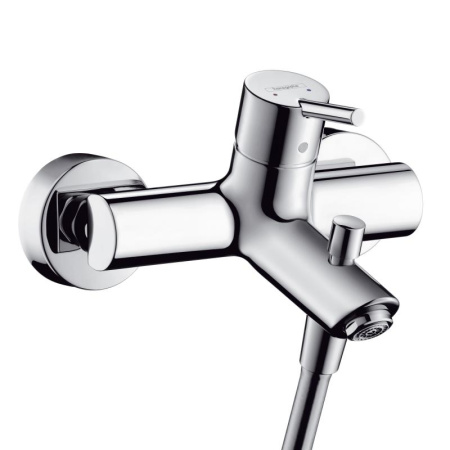 Смеситель для ванны и душа HansGrohe Talis S2, хром - КонтурТерм