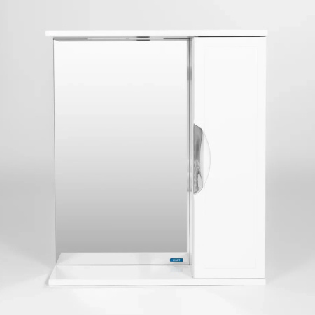 Шкаф зеркальный 60х70 см Viant Лима, подвесной, цвет белый, без подсветки - КонтурТерм