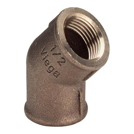 Колено бронзовое SANHA 3/4" 45 ° РВ  - КонтурТерм