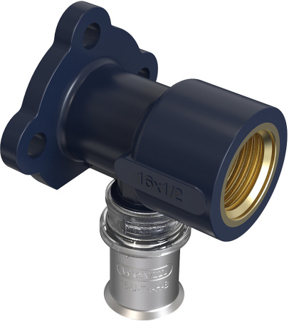 Колено-пресс настенное Wavin K5 20х1/2" РВ  - КонтурТерм