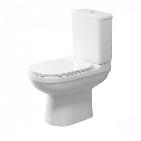 Унитаз компакт Niagara Nero, горизонтальный слив, с сиденьем Soft Close - КонтурТерм